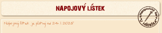 n�pojov� l�stek